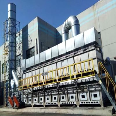 Equipaggiamento per il trattamento dei gas di scarico con catalizzatore di carbonio attivo Peso 1500 kg
