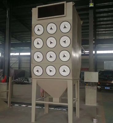 Estrattor di polvere a cartuccia con potenza di 15 kW e dimensione minima delle particelle di 0,3 micron