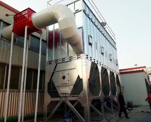 Collettore di polvere a grande volume d'aria con capacità di 3000 kg e progettazione auto-pulitrice durevole