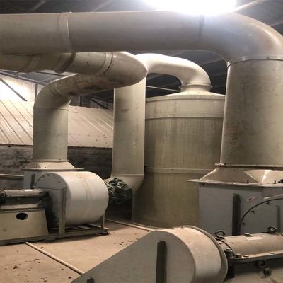 Torre di spruzzatura per lavaggio umido in acciaio inossidabile PP personalizzata per il trattamento dei gas di scarico acidi alcalini