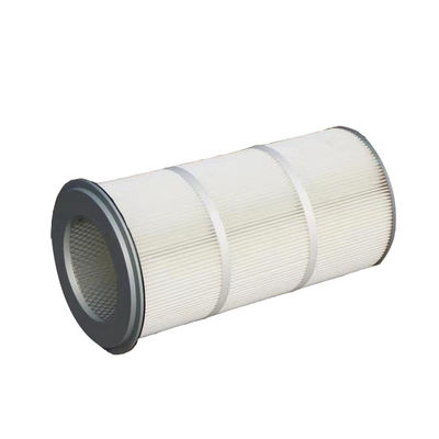 215 mm di diametro interno Cartuccia filtro per raccoglitore di polvere industriale in fibra di poliestere