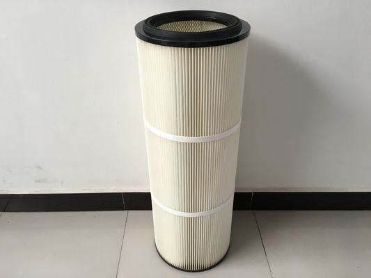 215 mm di diametro interno Cartuccia filtro per raccoglitore di polvere industriale in fibra di poliestere