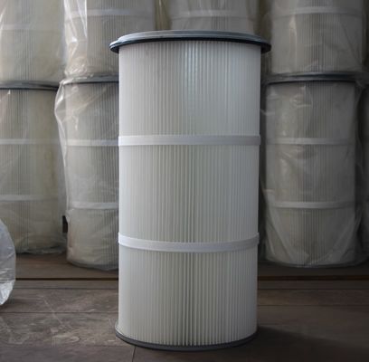 0.3um filtro per cartucce d'aria a porosità plissata per la filtrazione della polvere negli impianti di produzione