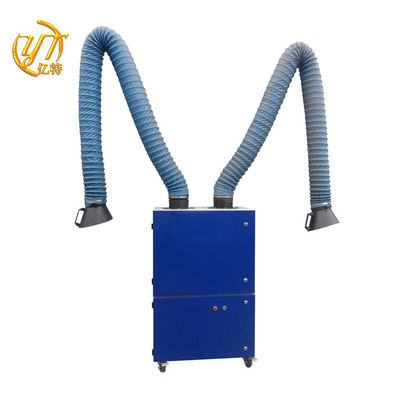 Extractor di fumo di saldatura a doppio braccio 3kw per un ambiente di lavoro più pulito e sano