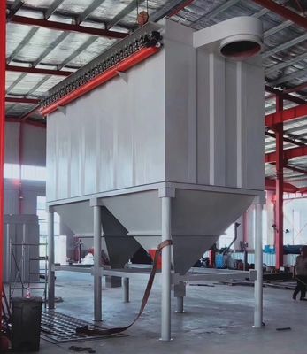 Struttura della casa del sacchetto filtri automatici industriali per la pulizia dell'aria per le aziende forestali
