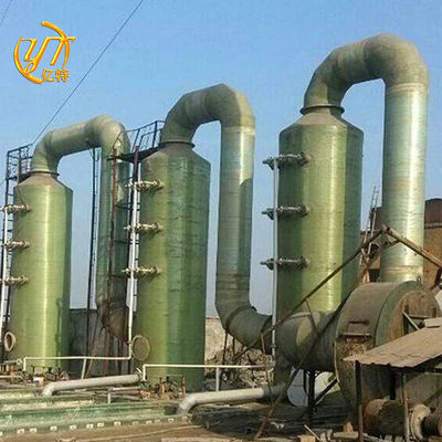 Pulizzatori di gas OEM Torre di spruzzo in acciaio inossidabile per un processo di pulizia dei gas efficace
