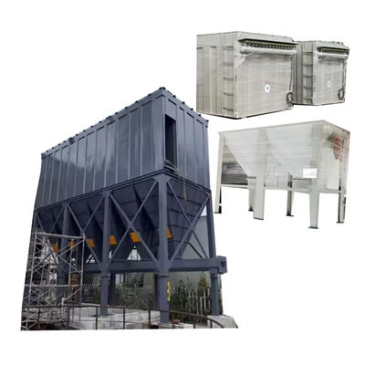 Sistema centrale di rimozione della polvere da sacchetto di tessuto per la lavorazione del legno per caldaie industriali a biomassa