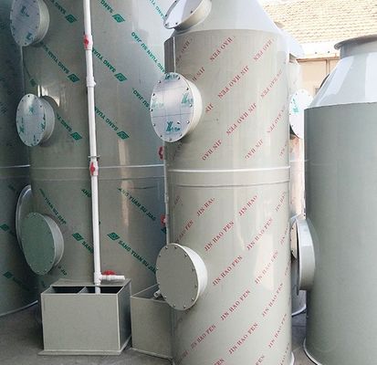 Torre di assorbimento di gas chimici personalizzata che raggiunge l'efficienza di depurazione del 99,99%