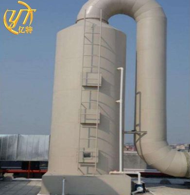 YT-04PL2500 Collettore di polvere per lavaggio umido 18,5 kW Potenza del ventilatore e materiale in polipropilene
