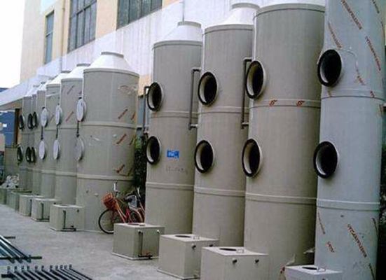 YT-04PL2500 Collettore di polvere per lavaggio umido 18,5 kW Potenza del ventilatore e materiale in polipropilene