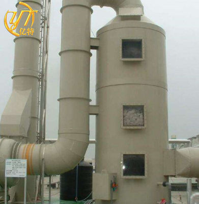 2000-3000 Volume d'aria PP Industrial Venturi Wet Scrubber Collettore di polveri per industria