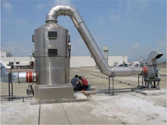 32 mm di diametro del tubo di pompaggio raccolta di gas di scarico filtro dell'aria sistema di lavaggio umido per potenza del motore 0,75