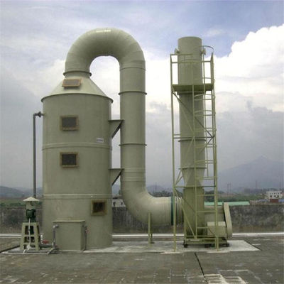 5 kW di potenza della pompa torre di lavaggio della polvere torre di lavaggio a spruzzo per il trattamento degli scarichi in bianco o colore personalizzabile