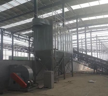 Filtrazione degli scarichi industriali Collettore di polvere bianca da 24 pezzi con tecnologia a cartuccia