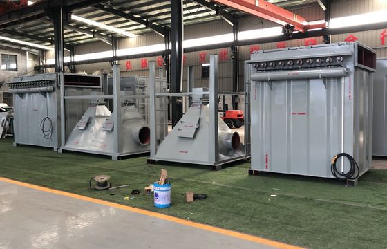 Filtrazione degli scarichi industriali Collettore di polvere bianca da 24 pezzi con tecnologia a cartuccia