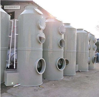 Colonna di assorbimento di imballaggio del gas per la depurazione dei gas della lavastoviglie industriale grigio da 32 mm