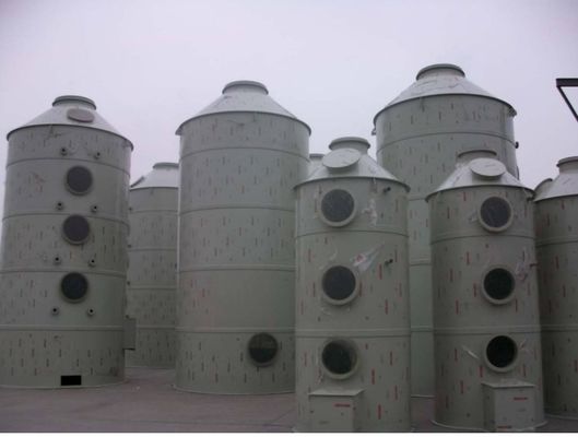 Colonna di assorbimento di imballaggio del gas per la depurazione dei gas della lavastoviglie industriale grigio da 32 mm