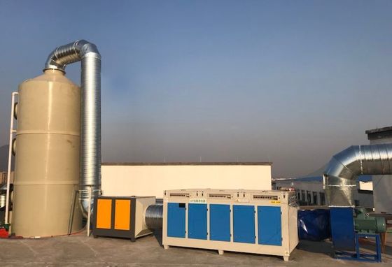 4mm-15mm Spessore Trattamento dei gas di scarico Gas di combustione Acidi Fumi bagnati Purificatore Torre