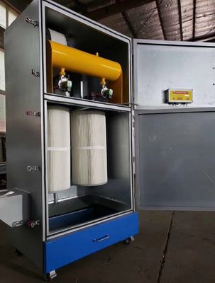 1200 kg Sistema di rimozione della polvere Cartuccia filtro Collettore di polvere con struttura semplice