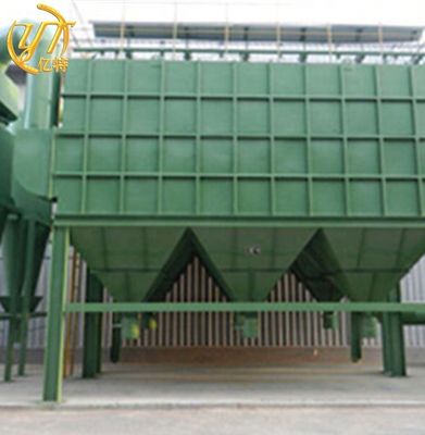 63m2 Area di filtraggio Caldaia filtro grande flusso d'aria Baghouse Collettore di polvere